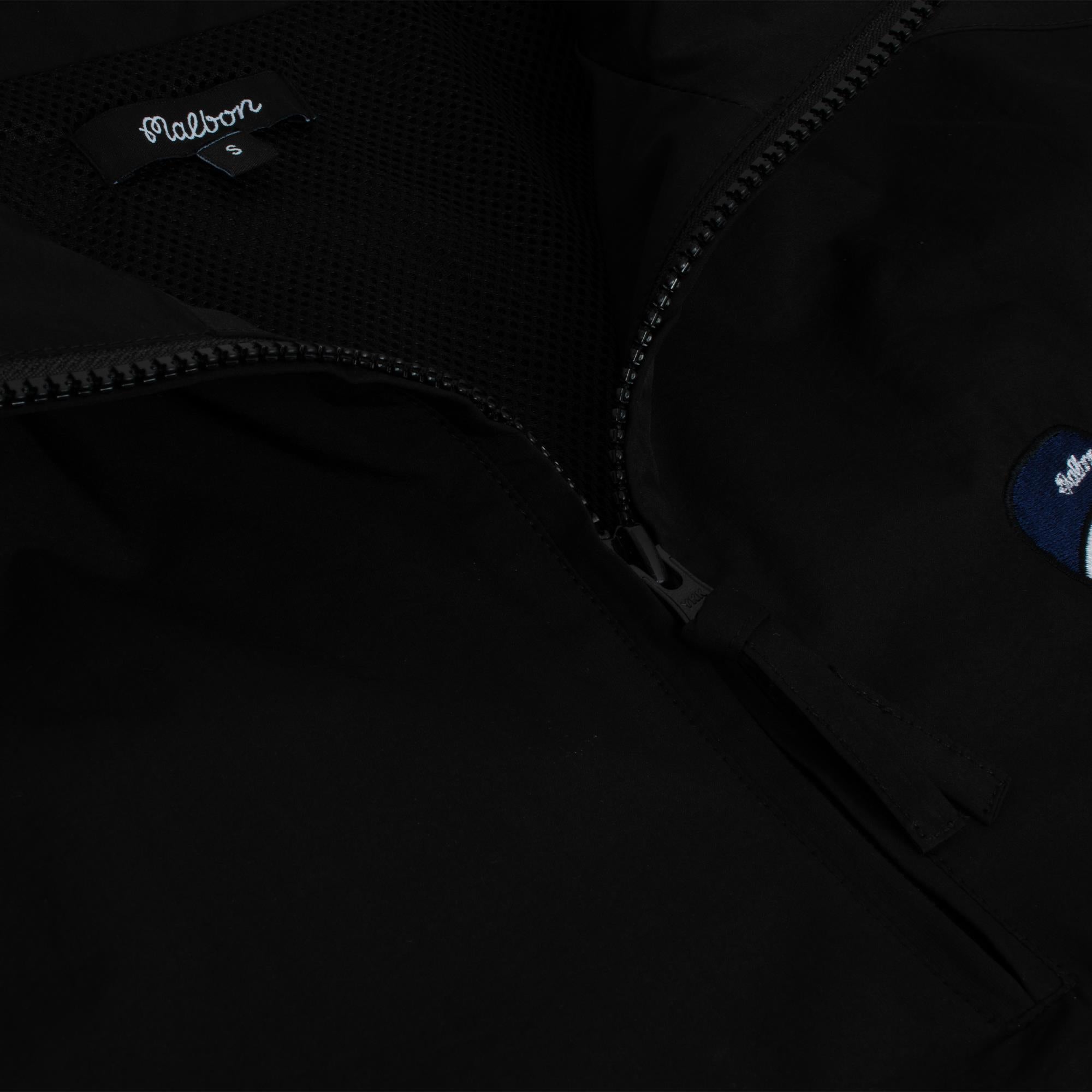 Malbon Golf Cooper Bucket Nylon Golf Windshirt Black